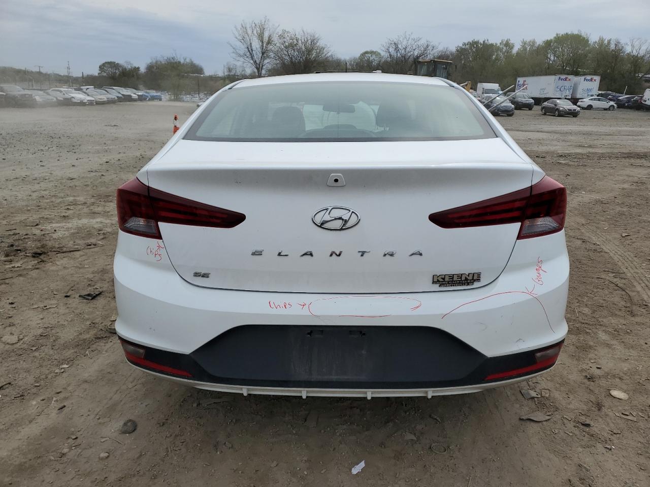 2019 Hyundai Elantra Se VIN: 5NPD74LF7KH451551 Lot: 52507135