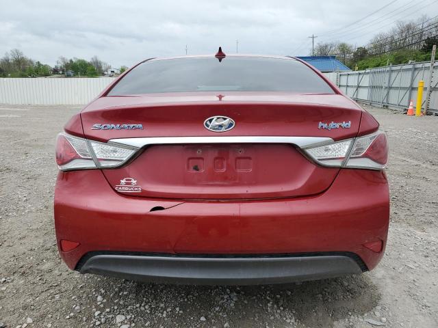  HYUNDAI SONATA 2013 Красный