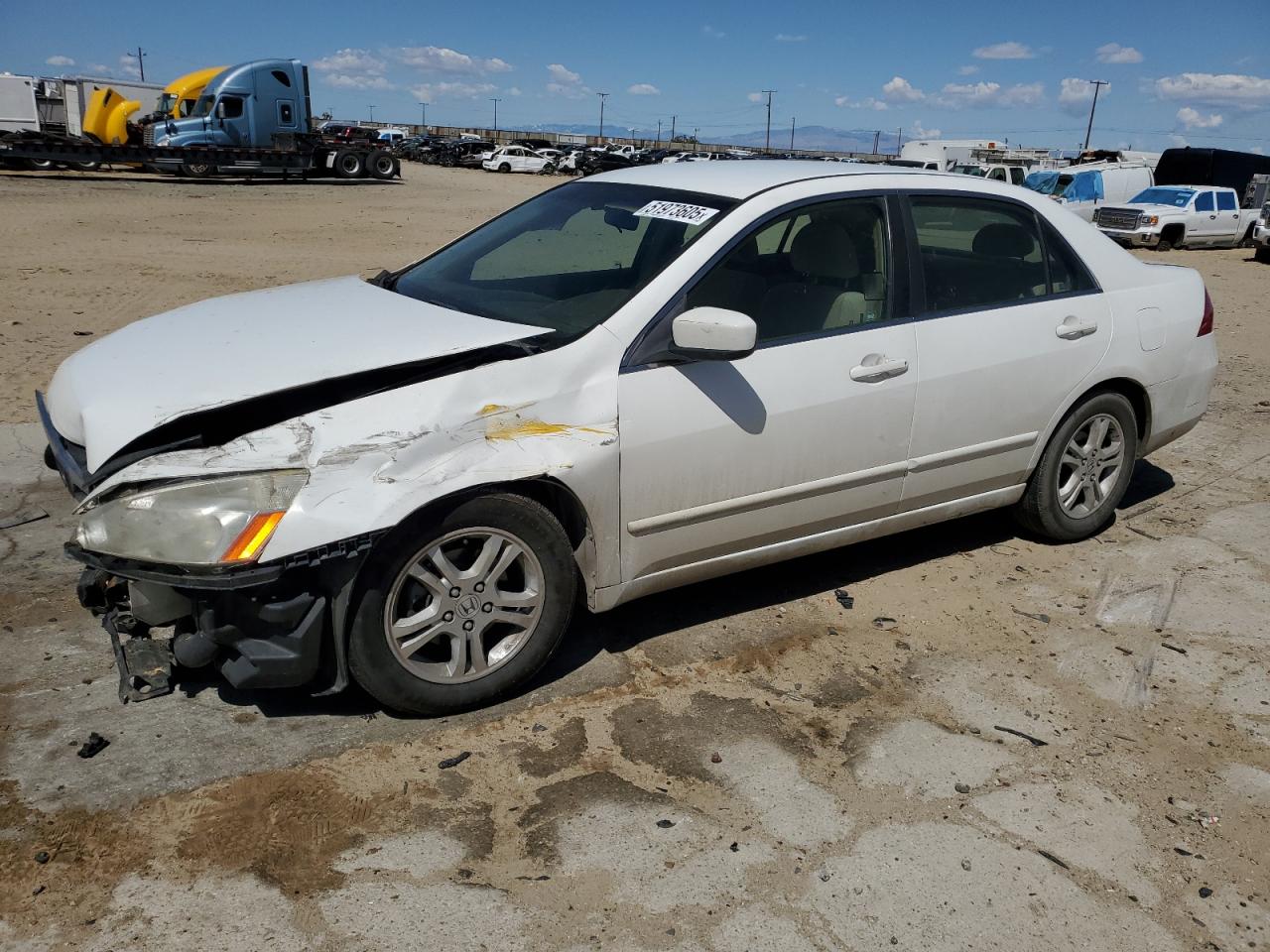 2007 Honda Accord Se продається в Sun Valley, CA - Front End