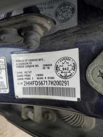 2007 ACURA CSX PREMIUM NAVIGATION