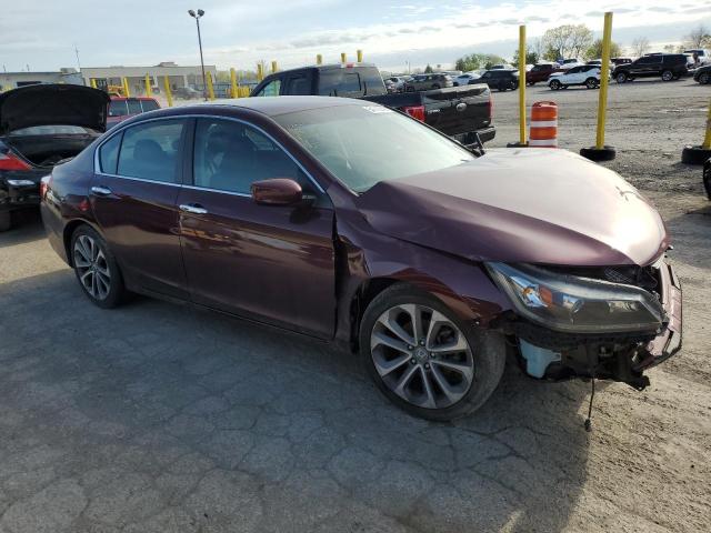  HONDA ACCORD 2013 Бургунди
