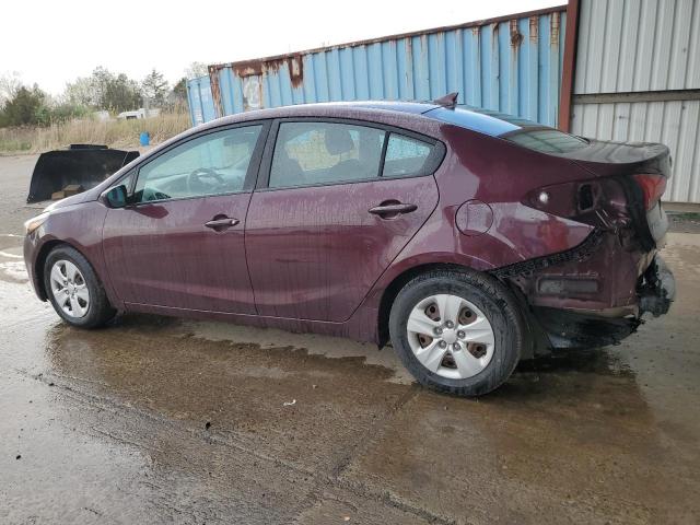  KIA FORTE 2017 Burgundy