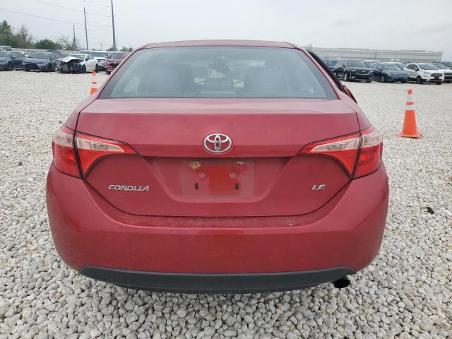  TOYOTA COROLLA 2018 Czerwony