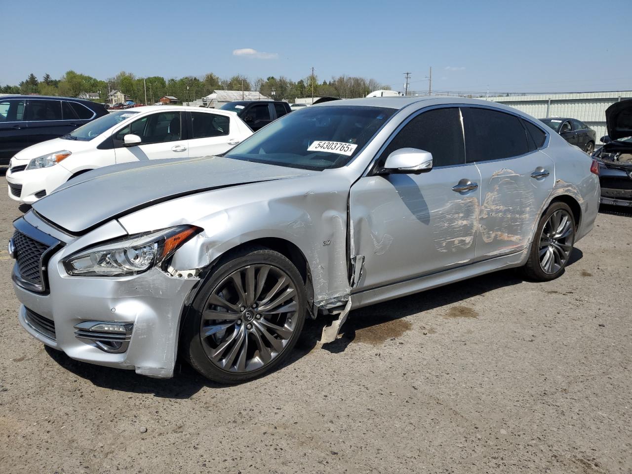 2016 Infiniti Q70 3.7 იყიდება Pennsburg-ში, PA - All Over