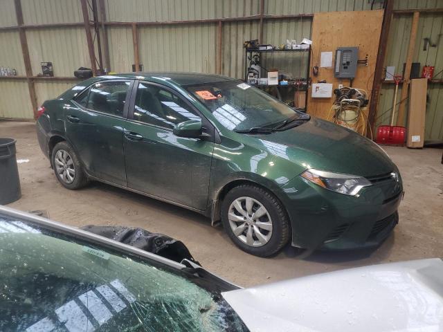  TOYOTA COROLLA 2015 Зеленый