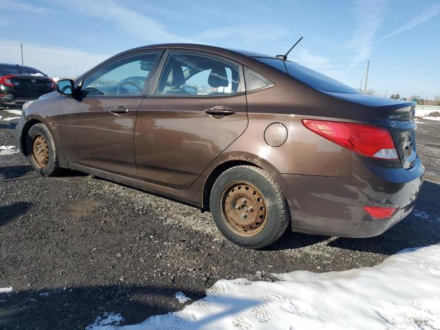  HYUNDAI ACCENT 2015 Коричневий