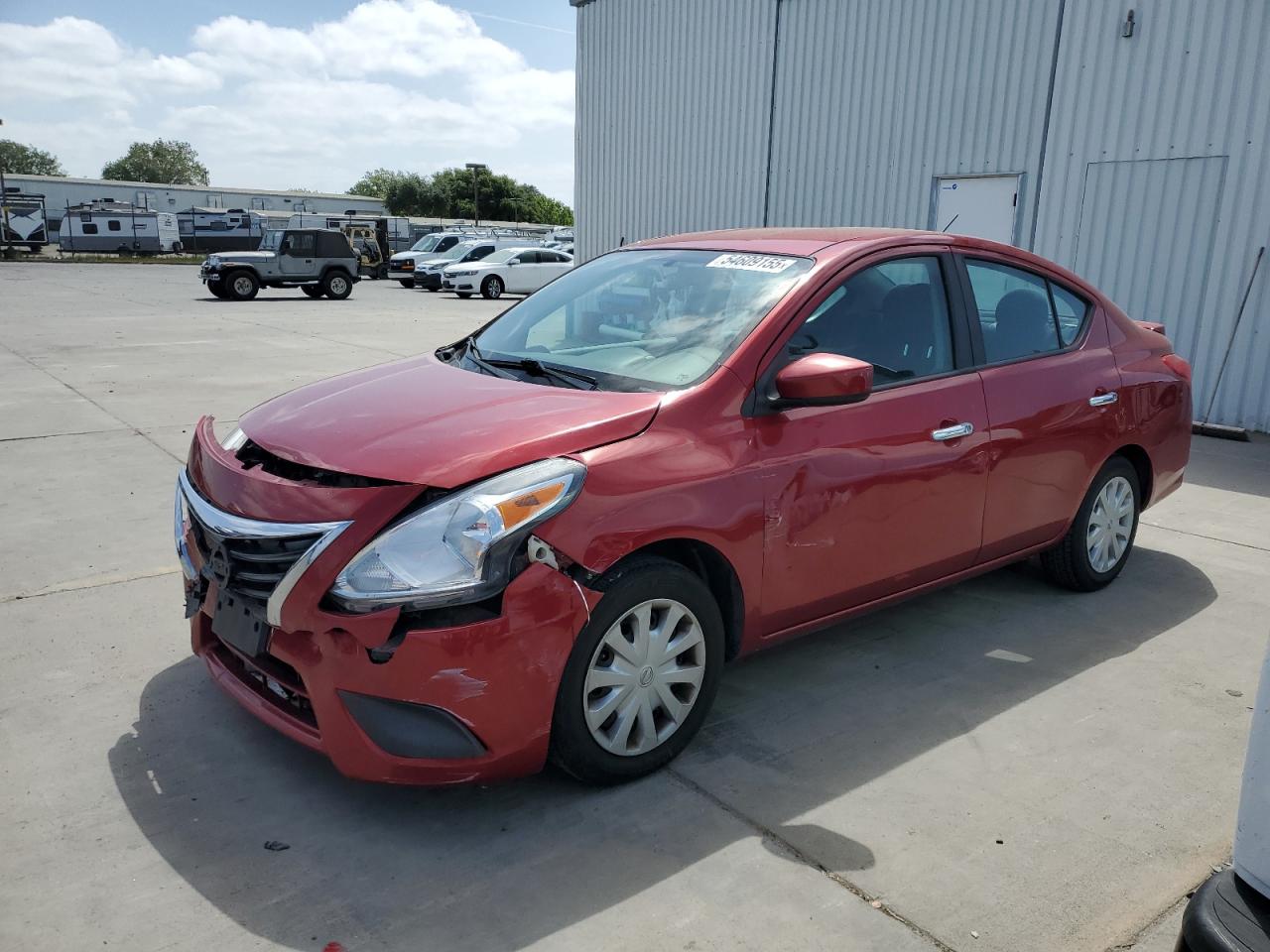 2015 Nissan Versa S на продаже в Sacramento, CA - Front End