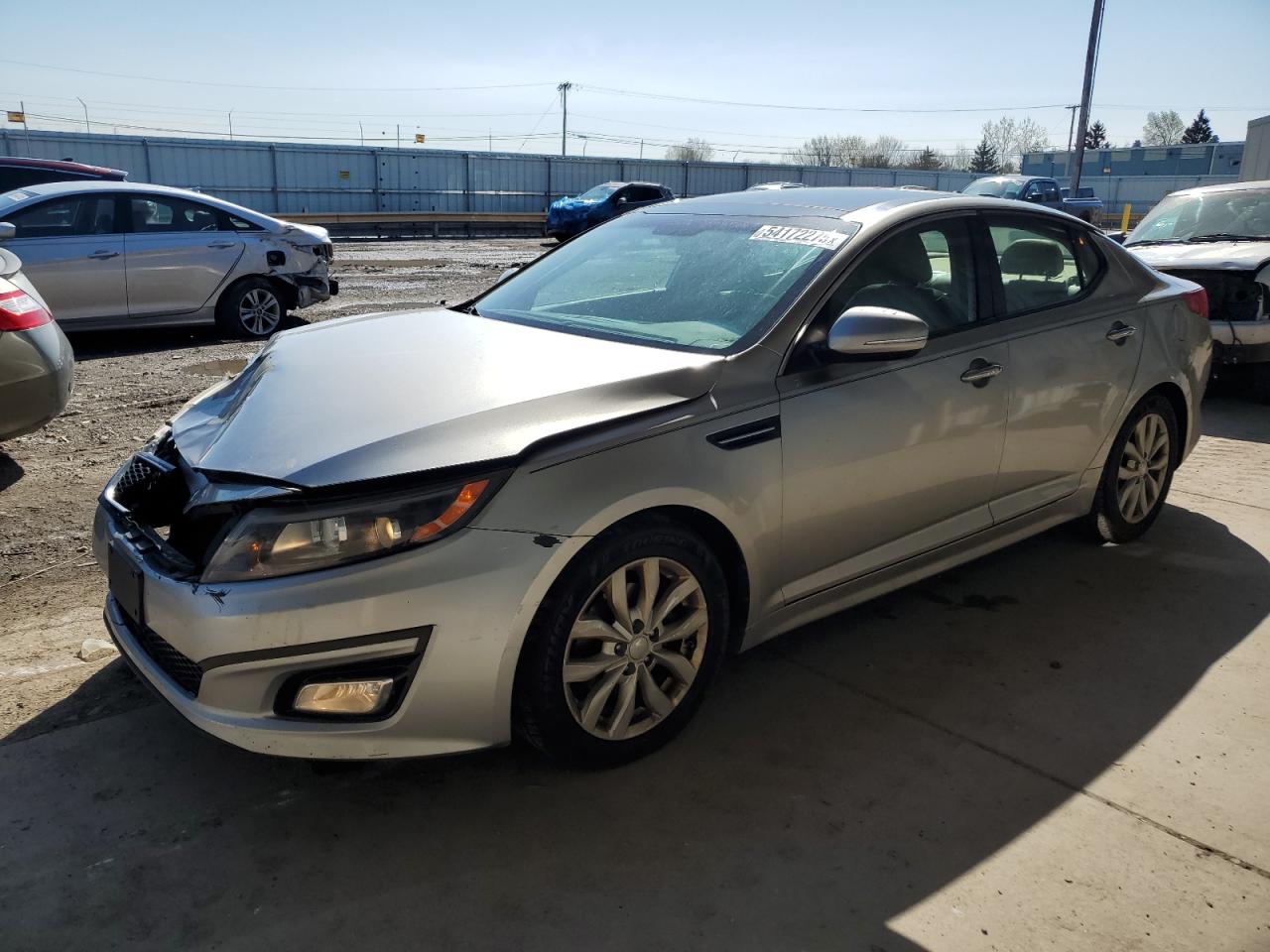 2015 Kia Optima Ex на продаже в Dyer, IN - Front End