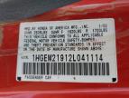 2002 Honda Civic Ex for Sale in Anthony, TX - Front End