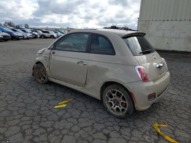  FIAT 500 2012 tan