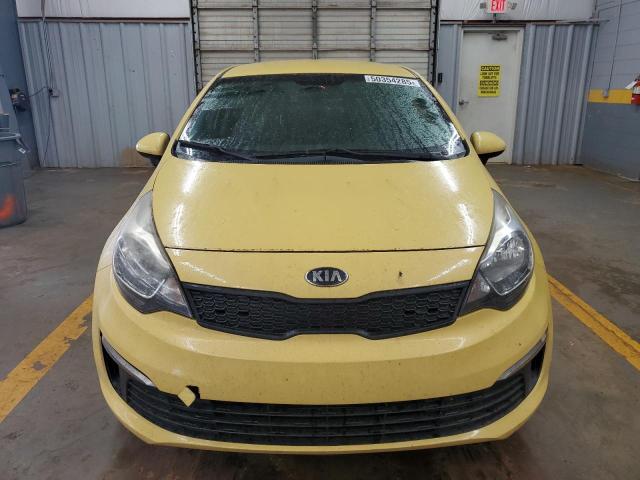  KIA RIO 2016 Żółty