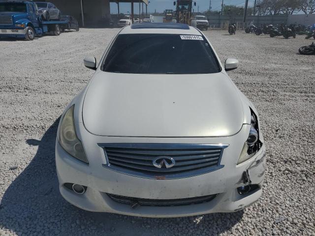  INFINITI G37 2012 White