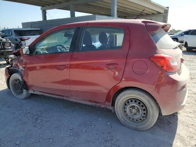  MITSUBISHI MIRAGE 2019 Czerwony