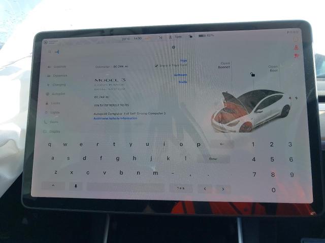 2020 TESL MODEL 3 LO