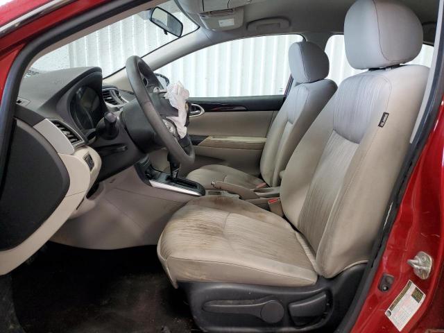  NISSAN SENTRA 2017 Красный