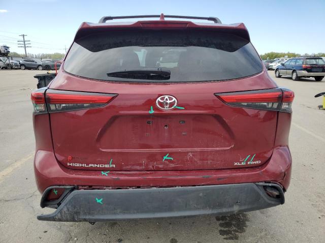  TOYOTA HIGHLANDER 2020 Red