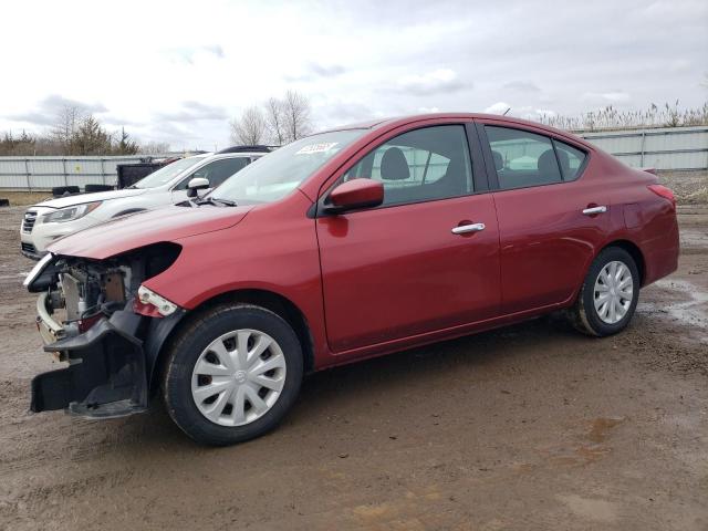  NISSAN VERSA 2018 Czerwony