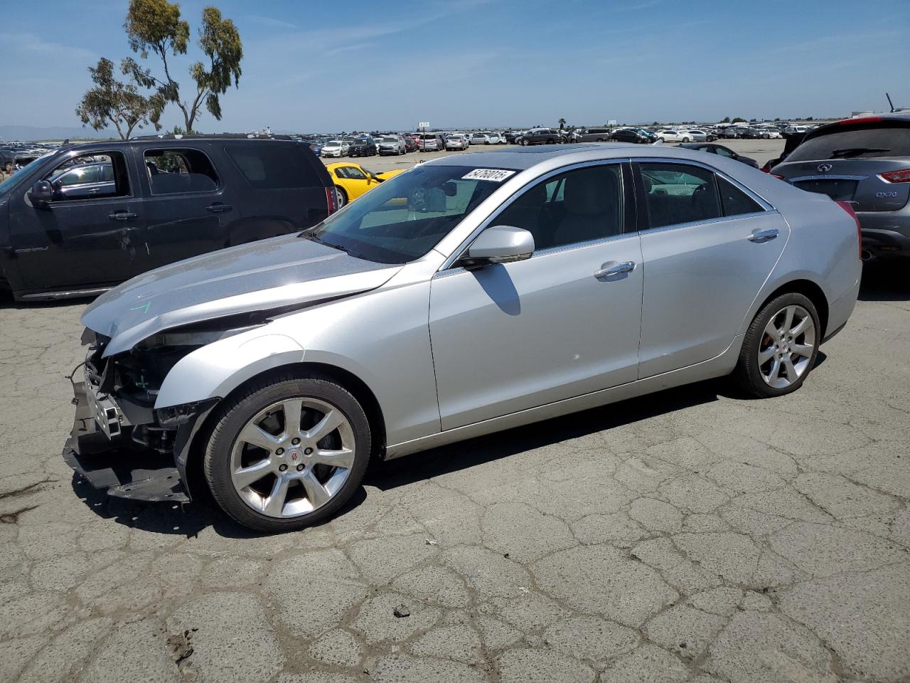 2013 Cadillac Ats Luxury იყიდება Martinez-ში, CA - Front End
