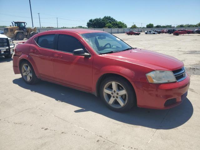  DODGE AVENGER 2014 Красный