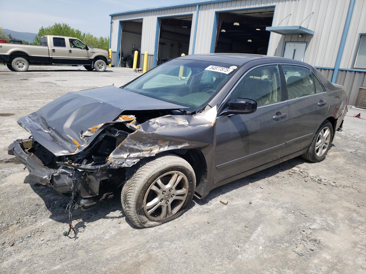 2007 Honda Accord Ex на продаже в Chambersburg, PA - Front End