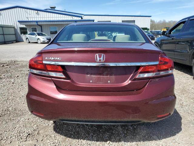  HONDA CIVIC 2013 Red