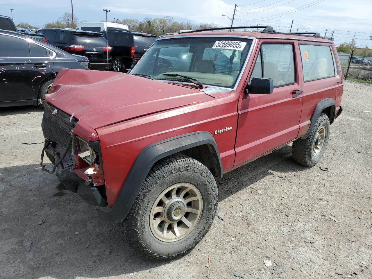 1992 Jeep Cherokee на продаже в Indianapolis, IN - Front End