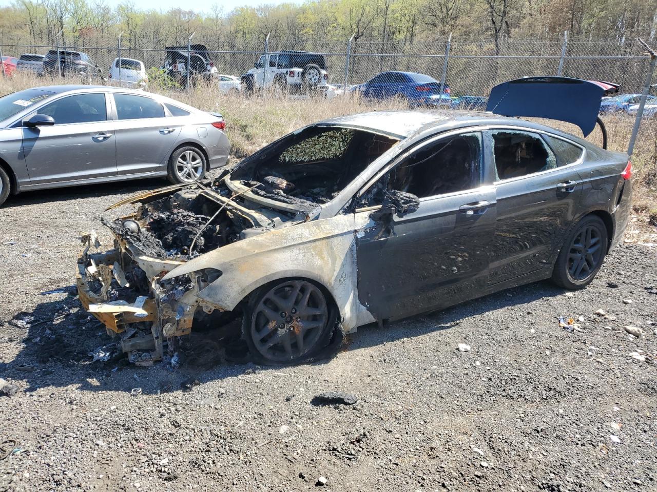 2016 Ford Fusion Se للبيع في Baltimore، MD - Burn