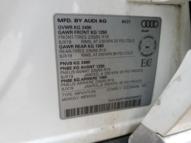 2021 AUDI Q5 SPORTBACK PREMIUM