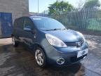 2012 NISSAN NOTE N-TEC for sale at Copart CHESTER