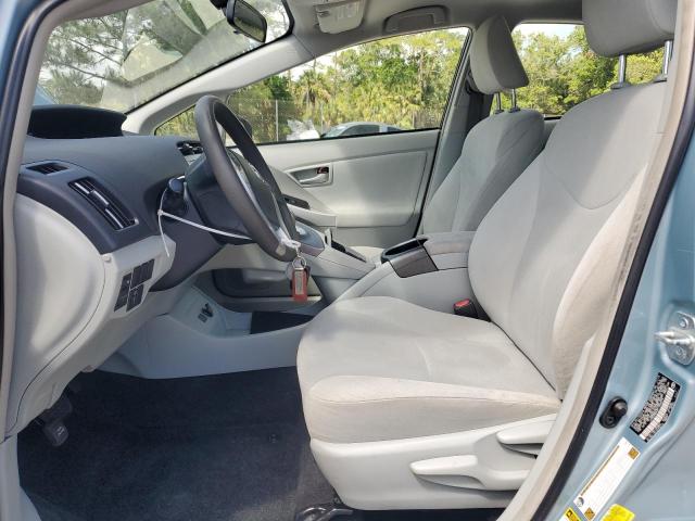 Хэтчбеки TOYOTA PRIUS 2015 Темно-бирюзовый