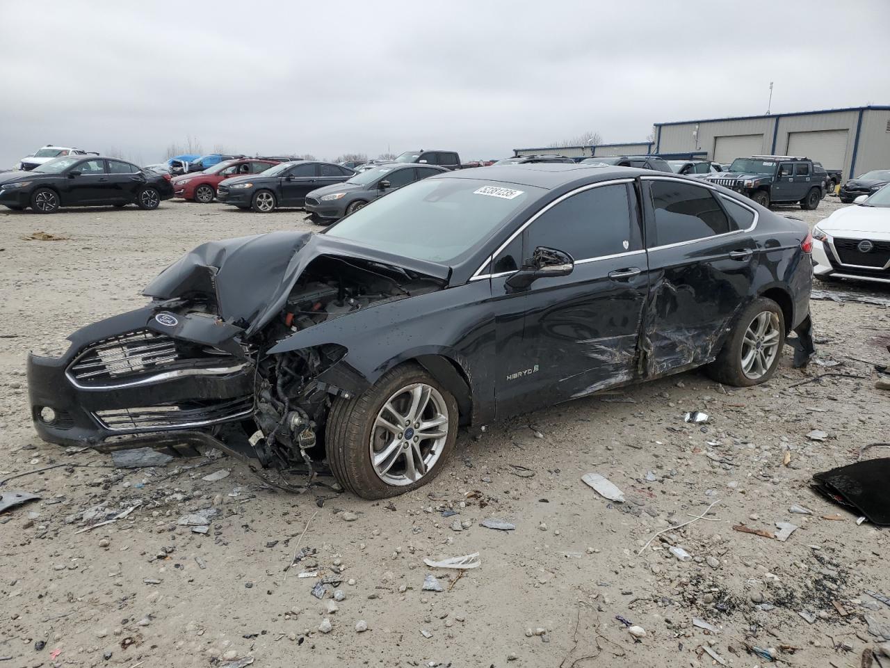2016 Ford Fusion Titanium Hev за продажба в Wayland, MI - All Over