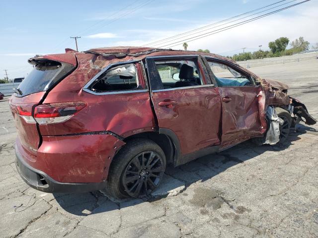  TOYOTA HIGHLANDER 2019 Красный