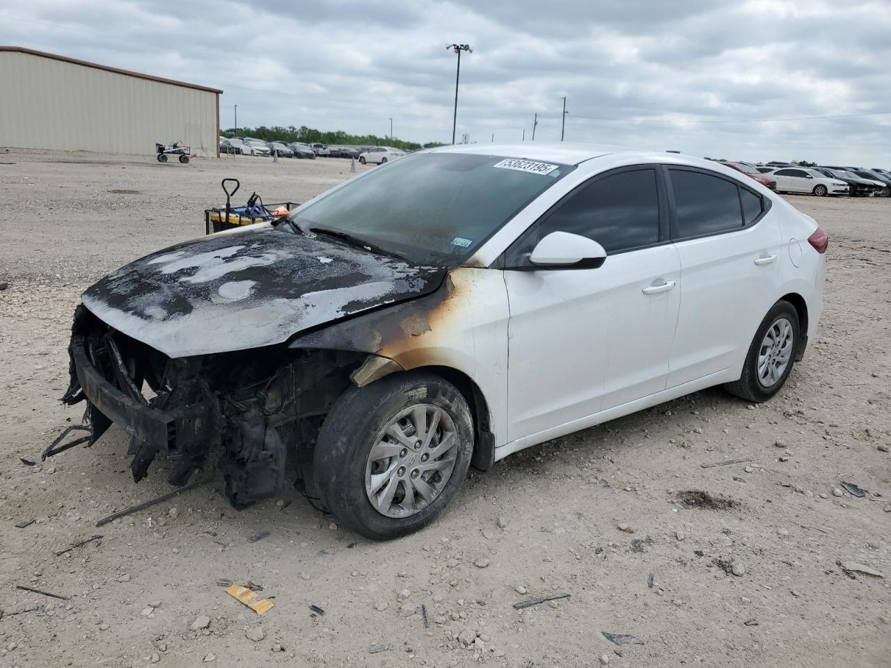 2018 Hyundai Elantra Se للبيع في Temple، TX - Burn - Engine