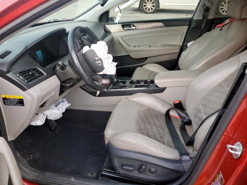  HYUNDAI SONATA 2017 Красный