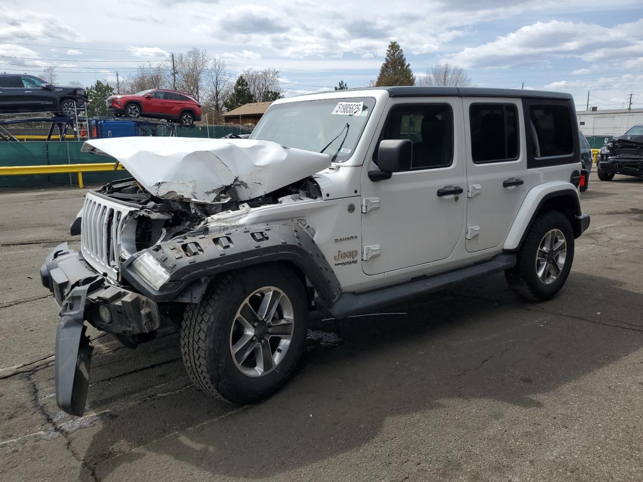 2020 Jeep Wrangler Unlimited Sahara zu verkaufen in Denver, CO - Front End