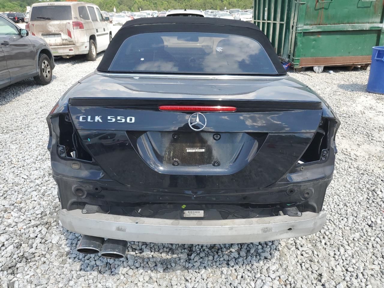 2007 Mercedes-Benz Clk 550 VIN: WDBTK72G97T081629 Lot: 54391025