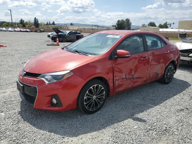  TOYOTA COROLLA 2016 Czerwony