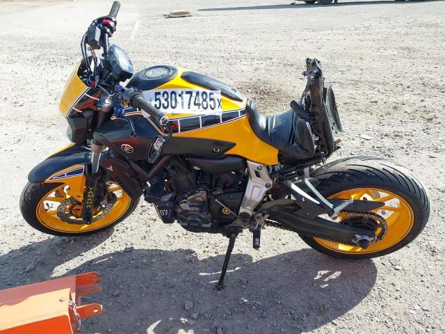 2014 YAMAHA MT-07 for sale at Copart CORBY