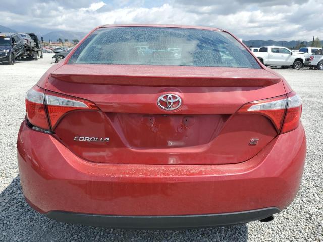  TOYOTA COROLLA 2016 Czerwony