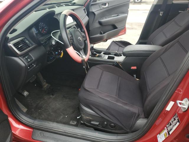  KIA OPTIMA 2018 Red
