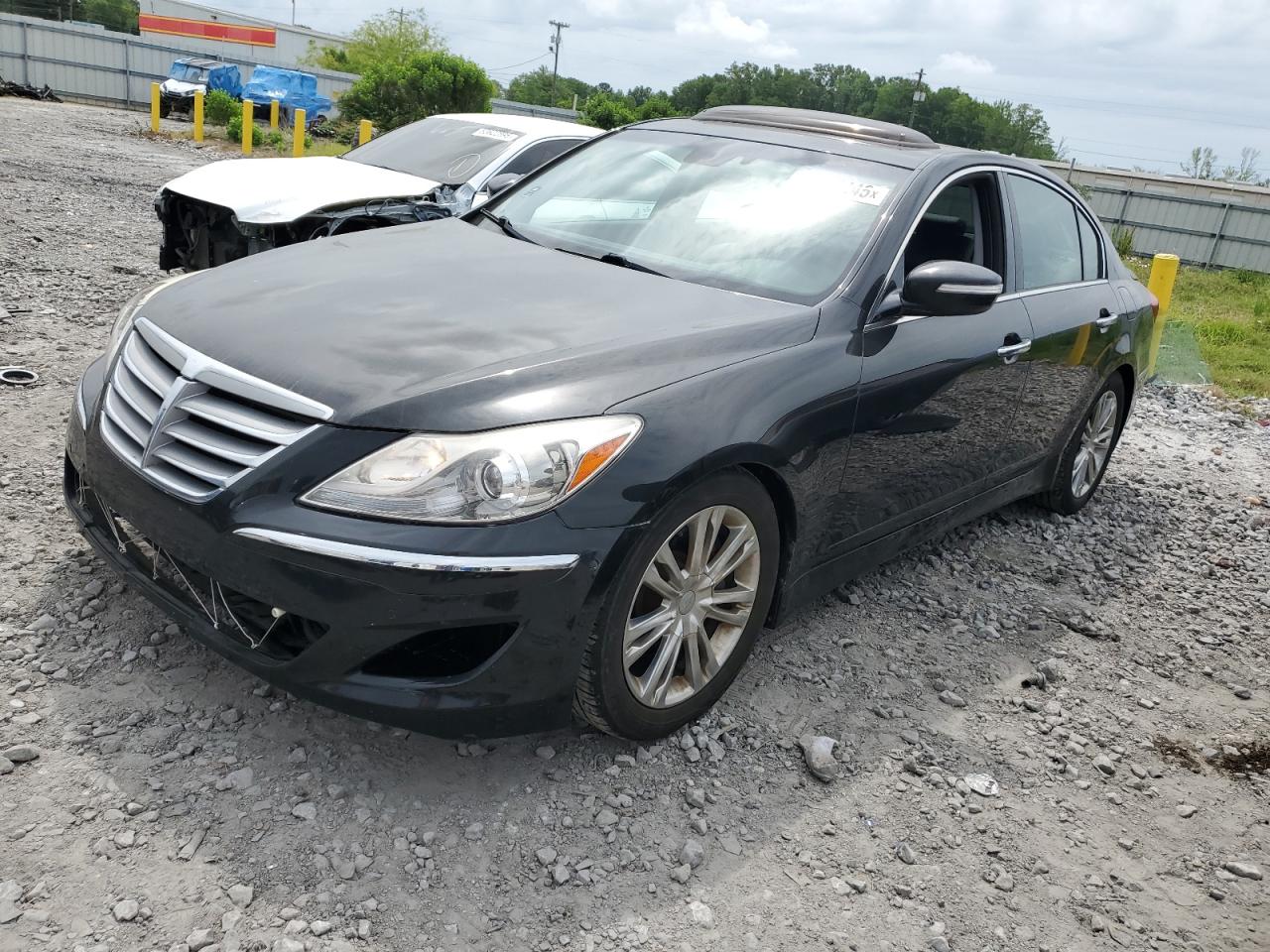 2012 Hyundai Genesis 3.8L de vânzare în Montgomery, AL - Front End