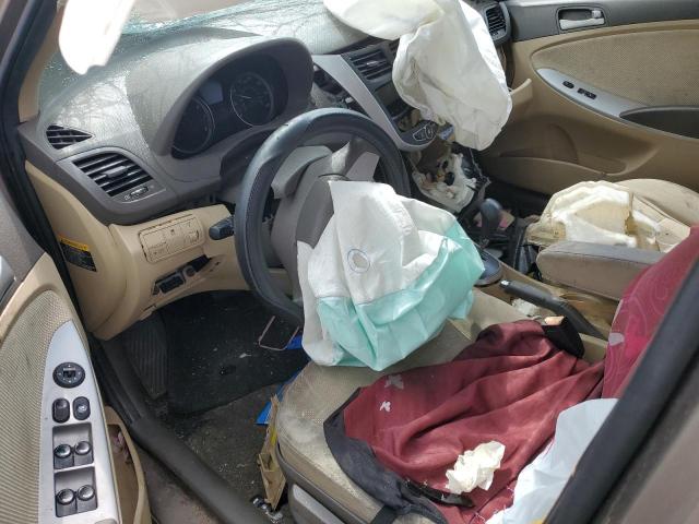  HYUNDAI ACCENT 2013 tan