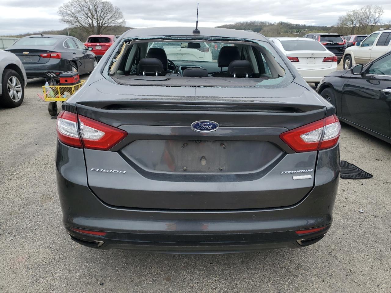2016 Ford Fusion Titanium VIN: 3FA6P0K96GR391608 Lot: 54974645