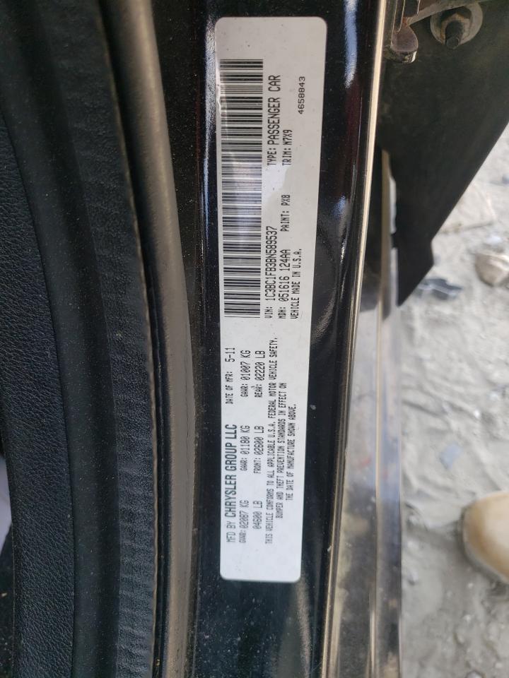 2011 Chrysler 200 Touring VIN: 1C3BC1FB3BN589537 Lot: 55179745