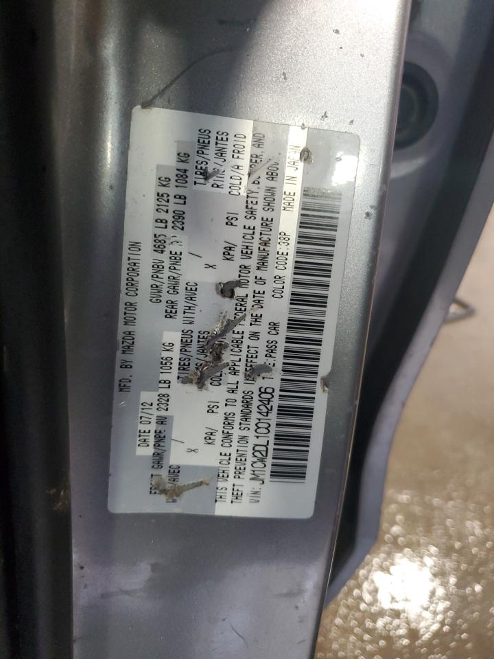 2012 Mazda 5 VIN: JM1CW2DL1C0142406 Lot: 48186495