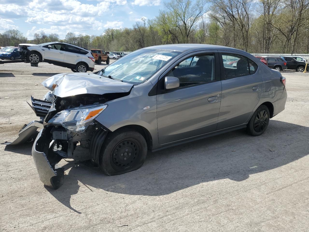 2022 Mitsubishi Mirage G4 Es продається в Ellwood City, PA - Front End