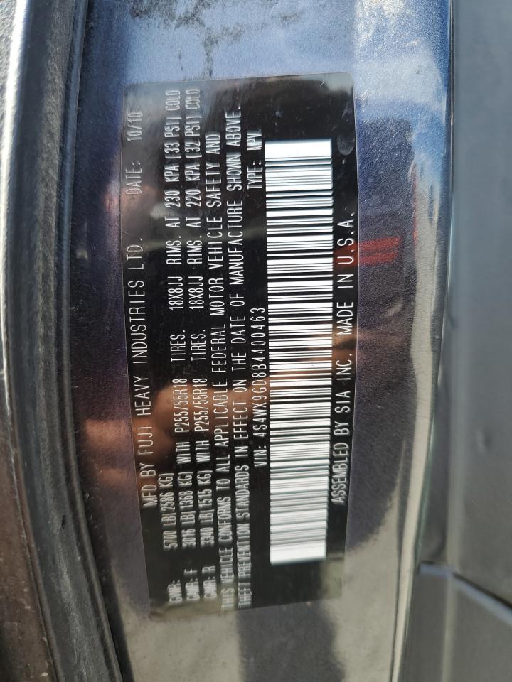 2011 Subaru Tribeca Limited VIN: 4S4WX9GD8B4400463 Lot: 54907815