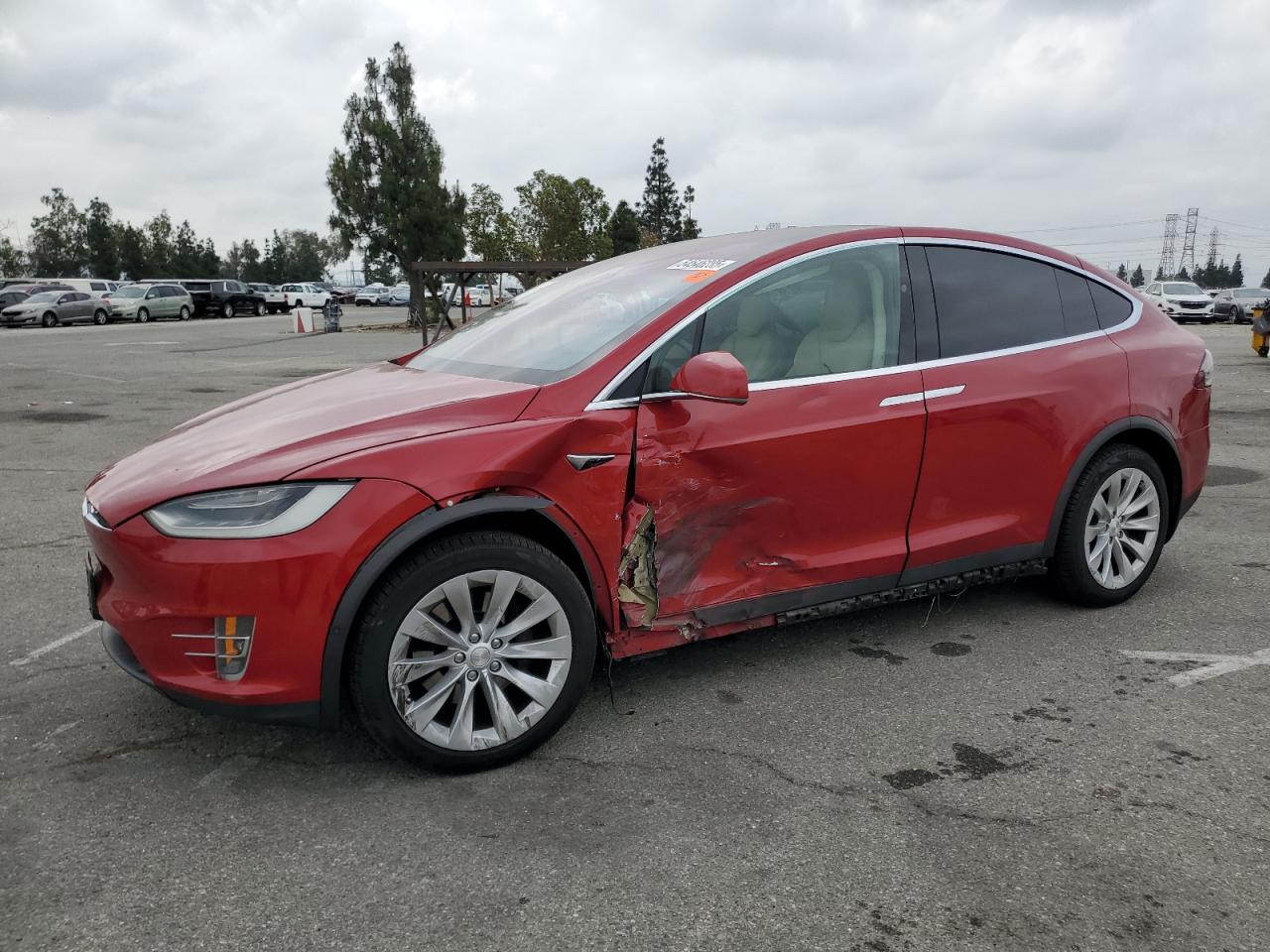 2019 Tesla Model X for Sale in Rancho Cucamonga, CA - Side