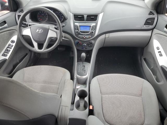  HYUNDAI ACCENT 2013 Czerwony