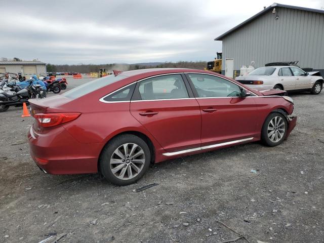  HYUNDAI SONATA 2015 Red